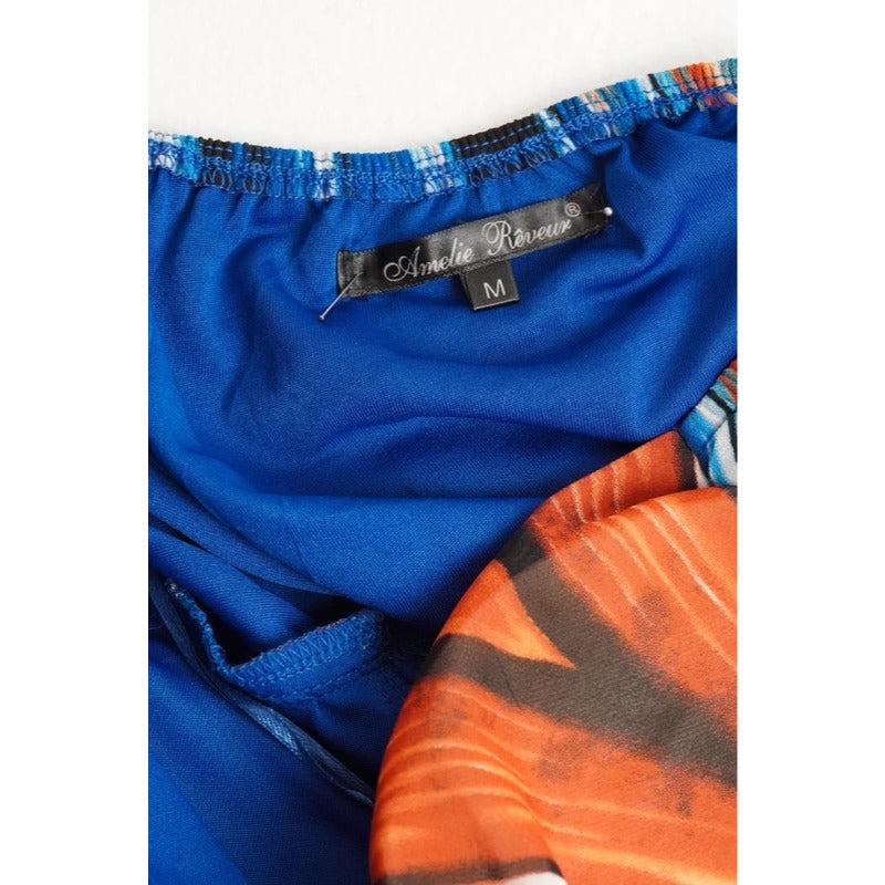 Abito lungo Amelie Rêveur fantasia astratta animalier M/L