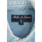 Vintage Miller & Simons 100% Cotton Denim Shirt Workwear Casual M