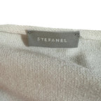 Cardigan Stefanel incrociato bianco wrap around S