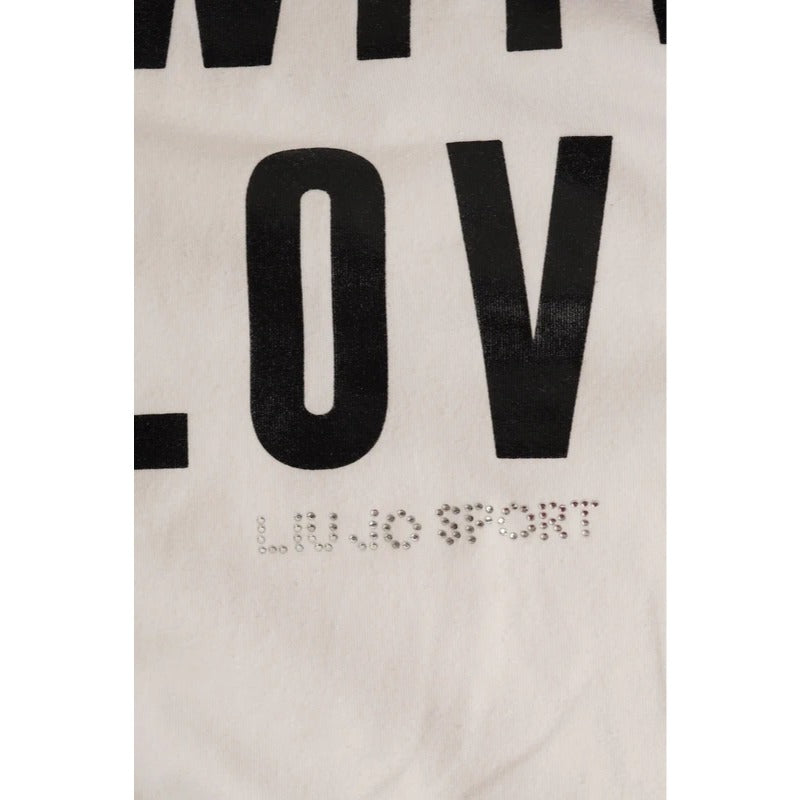 Maglia Liu Jo Sport in cotone con stampa Made With Love taglia S