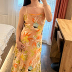 Vestito vintage in seta taglia M