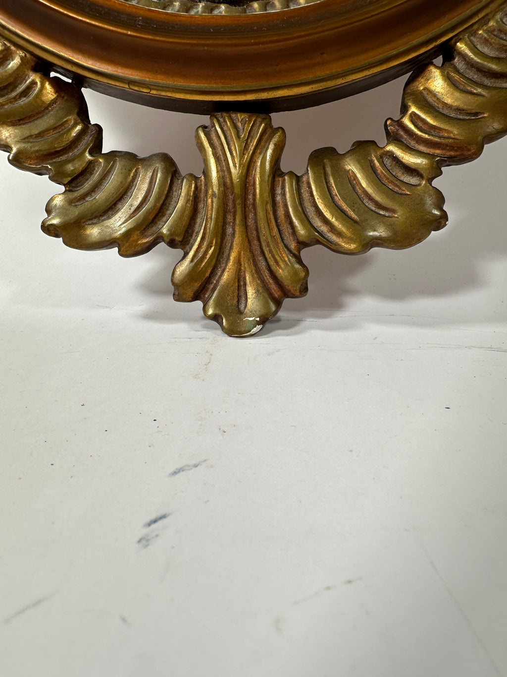 Vintage Ornate Gold Wall Mirror | Baroque Style Carved Frame 100 × 50 cm