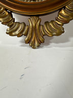 Vintage Ornate Gold Wall Mirror | Baroque Style Carved Frame 100 × 50 cm
