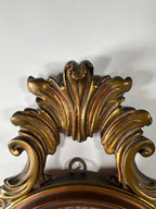 Vintage Ornate Gold Wall Mirror | Baroque Style Carved Frame 100 × 50 cm