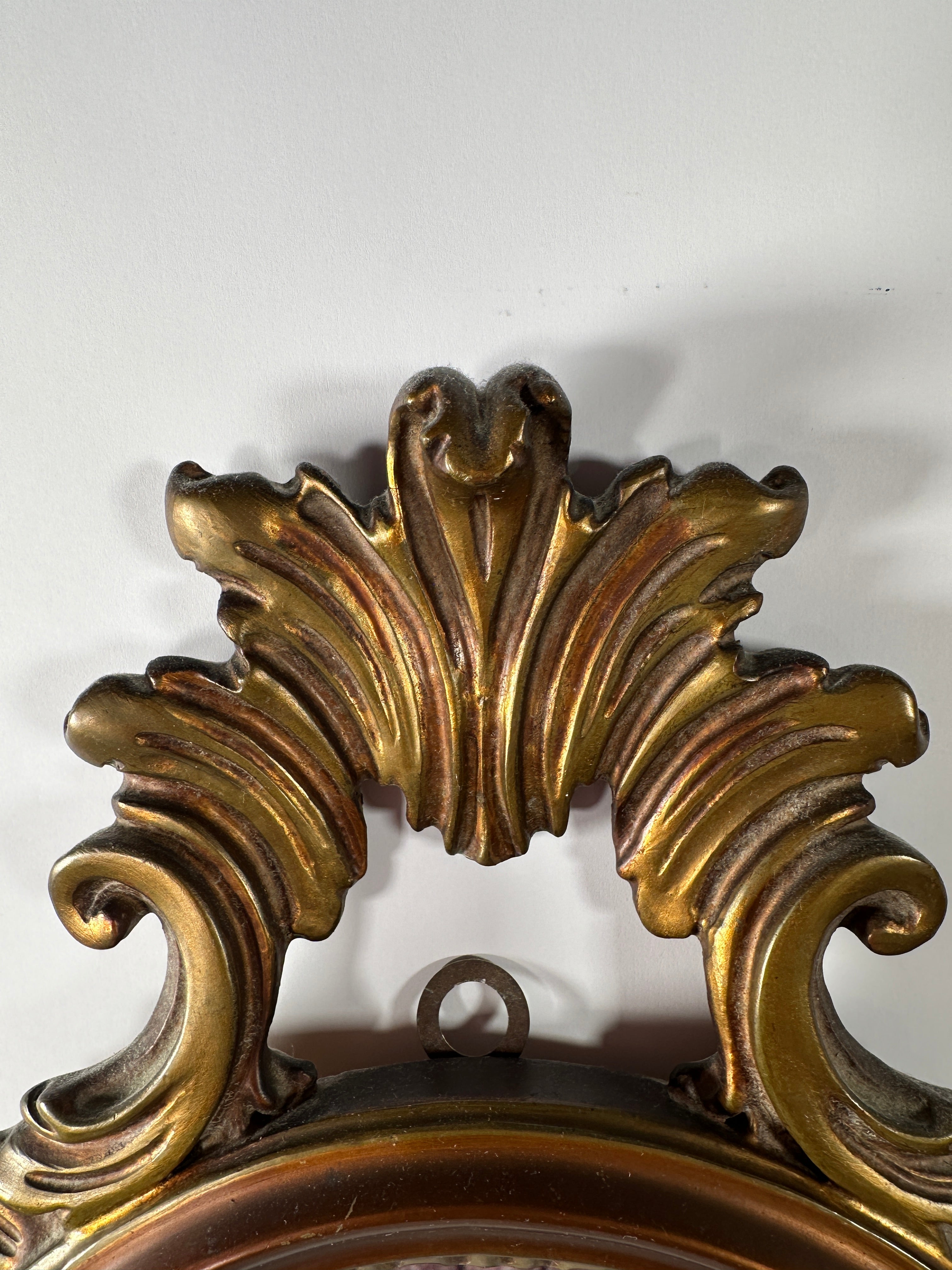 Vintage Ornate Gold Wall Mirror | Baroque Style Carved Frame 100 × 50 cm