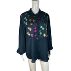 shoulders 46chest 62sleeve  60length 68 L/XL80s