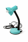 Vintage 1980s Stillplast Turquoise Desk Lamp – Sculptural Adjustable Design, Made in Italy