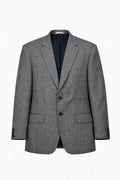 Stradivari Vintage Plaid Wool & Cashmere Blazer – Made in Italy, Tailored Man Jacket Size M