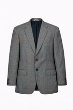 Stradivari Vintage Plaid Wool & Cashmere Blazer – Made in Italy, Tailored Man Jacket Size M