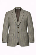 Vintage Centro Storico Men’s Single-Breasted Wool Blend Blazer IT 50 (M/L) Houndstooth Made in Italy