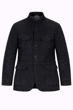 PRIMO EMPORIO Men’s Vintage Cotton Jacket – Single-Breasted Utility Style – Size IT 50