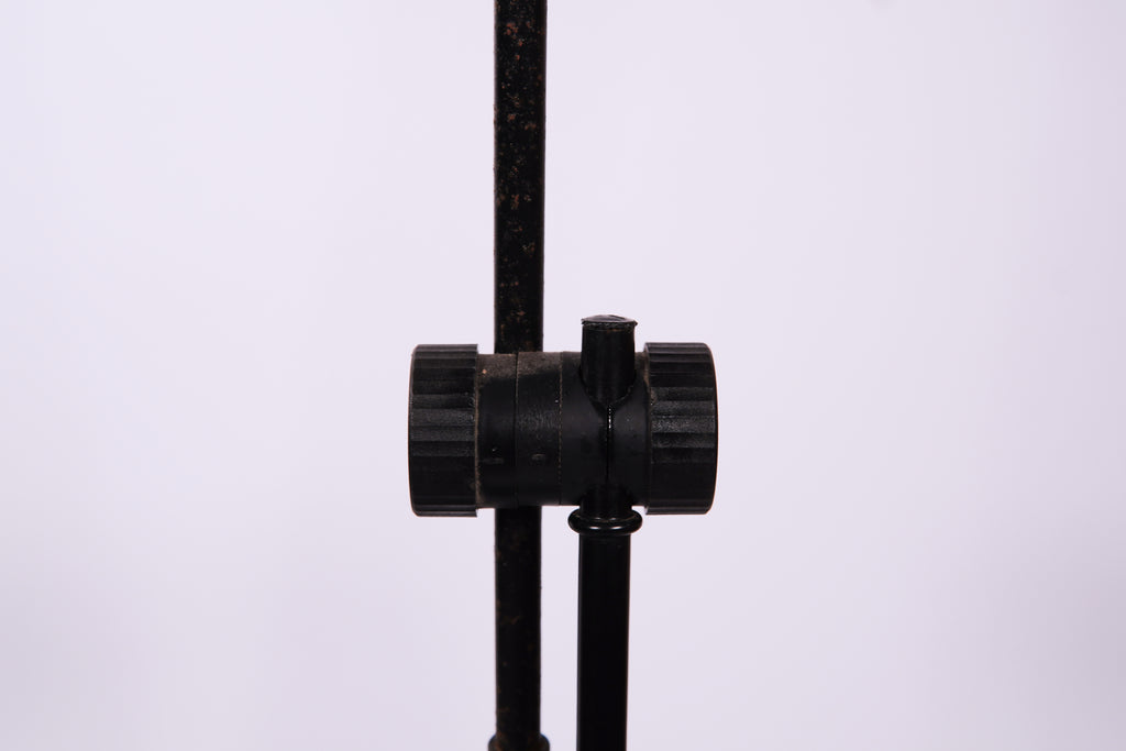 Vintage Industrial Adjustable Metal Table / Floor Lamps – Pair (c. 1970s–1980s)
