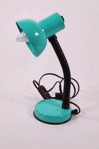 Vintage 1980s Stillplast Turquoise Desk Lamp – Sculptural Adjustable Design, Made in Italy