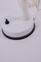 Vintage White Adjustable Desk Lamp – Flexible Gooseneck, Working