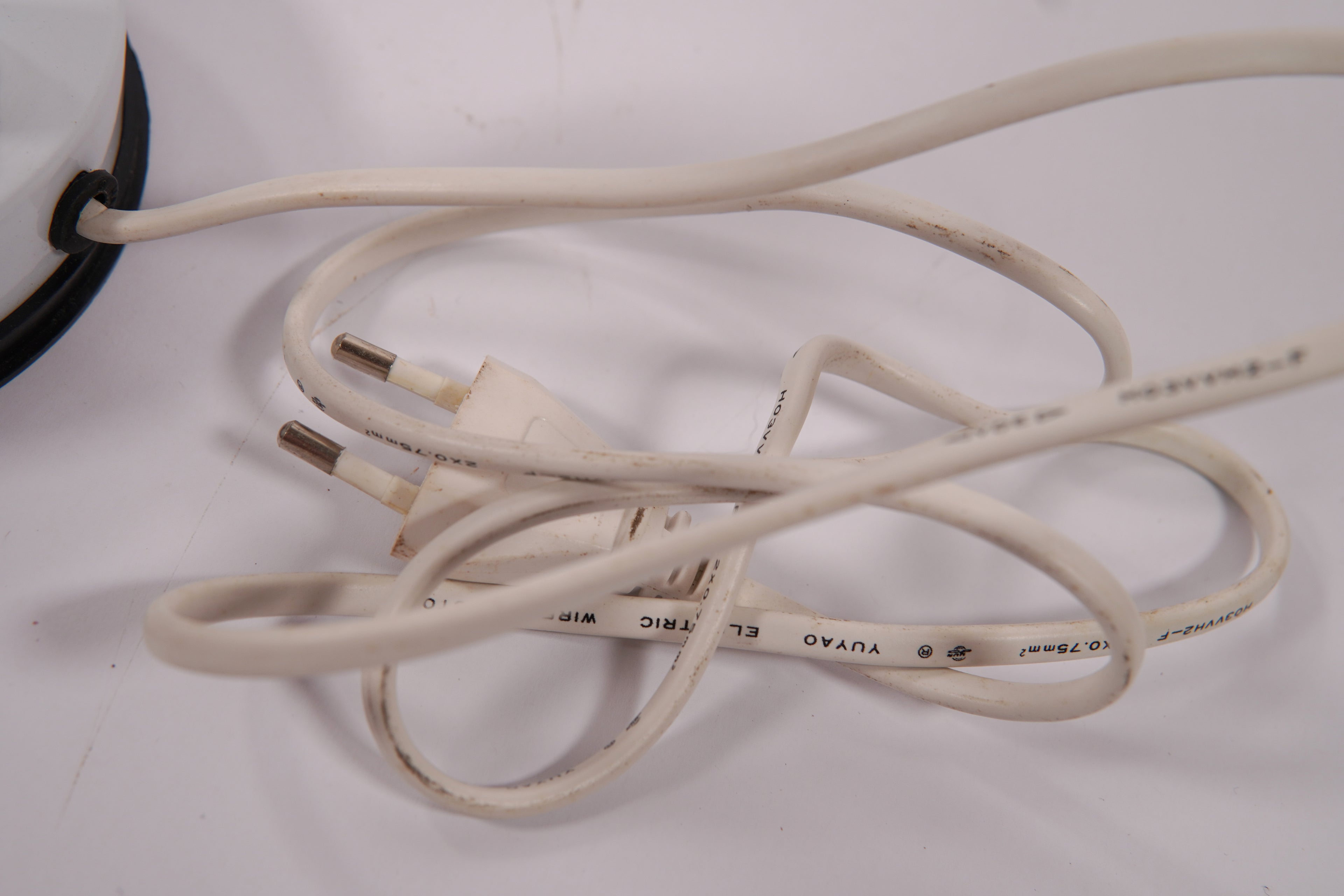 Vintage White Adjustable Desk Lamp – Flexible Gooseneck, Working