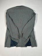Stradivari Vintage Plaid Wool & Cashmere Blazer – Made in Italy, Tailored Man Jacket Size M