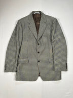 Vintage Centro Storico Men’s Single-Breasted Wool Blend Blazer IT 50 (M/L) Houndstooth Made in Italy