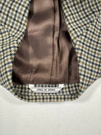 Vintage Centro Storico Men’s Single-Breasted Wool Blend Blazer IT 50 (M/L) Houndstooth Made in Italy