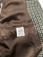 Vintage Centro Storico Men’s Single-Breasted Wool Blend Blazer IT 50 (M/L) Houndstooth Made in Italy