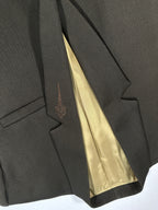 Vintage MISTER Men’s Single-Breasted Blazer IT 48 (M) Olive Green Made in Italy