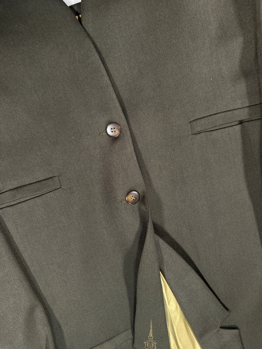 Vintage MISTER Men’s Single-Breasted Blazer IT 48 (M) Olive Green Made in Italy