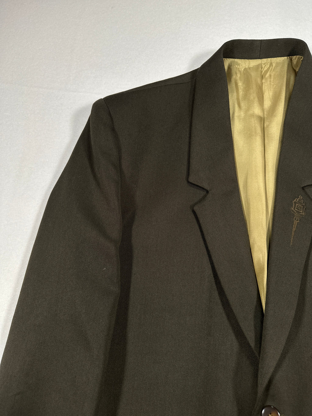 Vintage MISTER Men’s Single-Breasted Blazer IT 48 (M) Olive Green Made in Italy