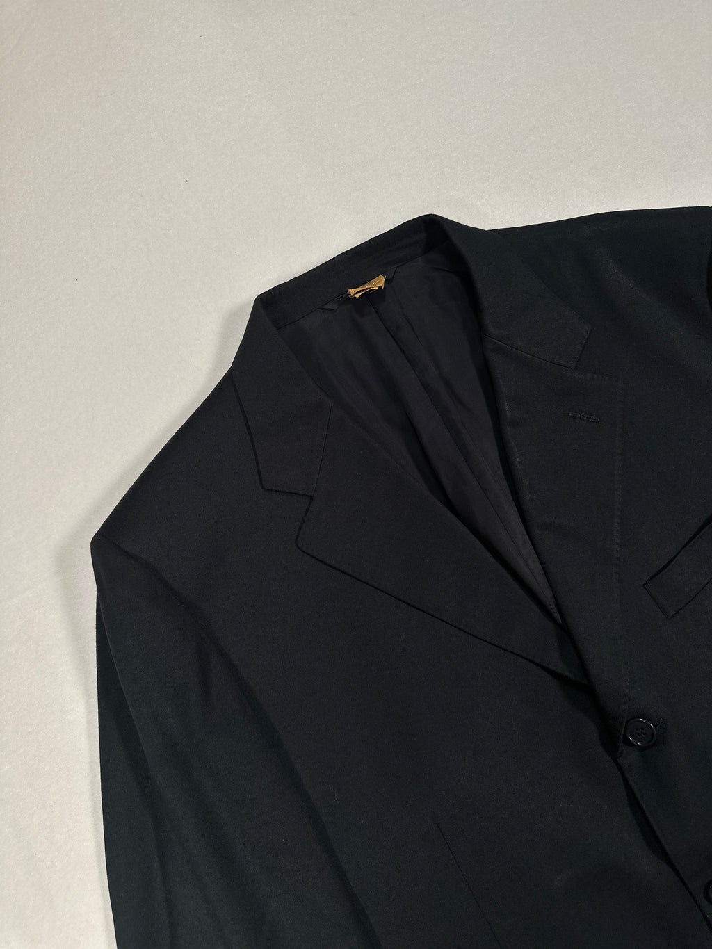 Canali Men’s Single-Breasted Wool Blazer IT 54 (L) Dark Grey Made in Italy