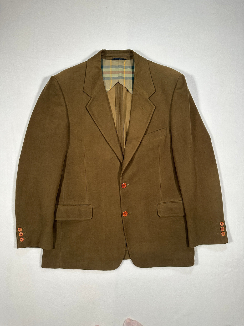 Vintage Hidalgo Brown Single-Breasted Blazer Jacket – Size IT 52 / M–L – Made in Italy