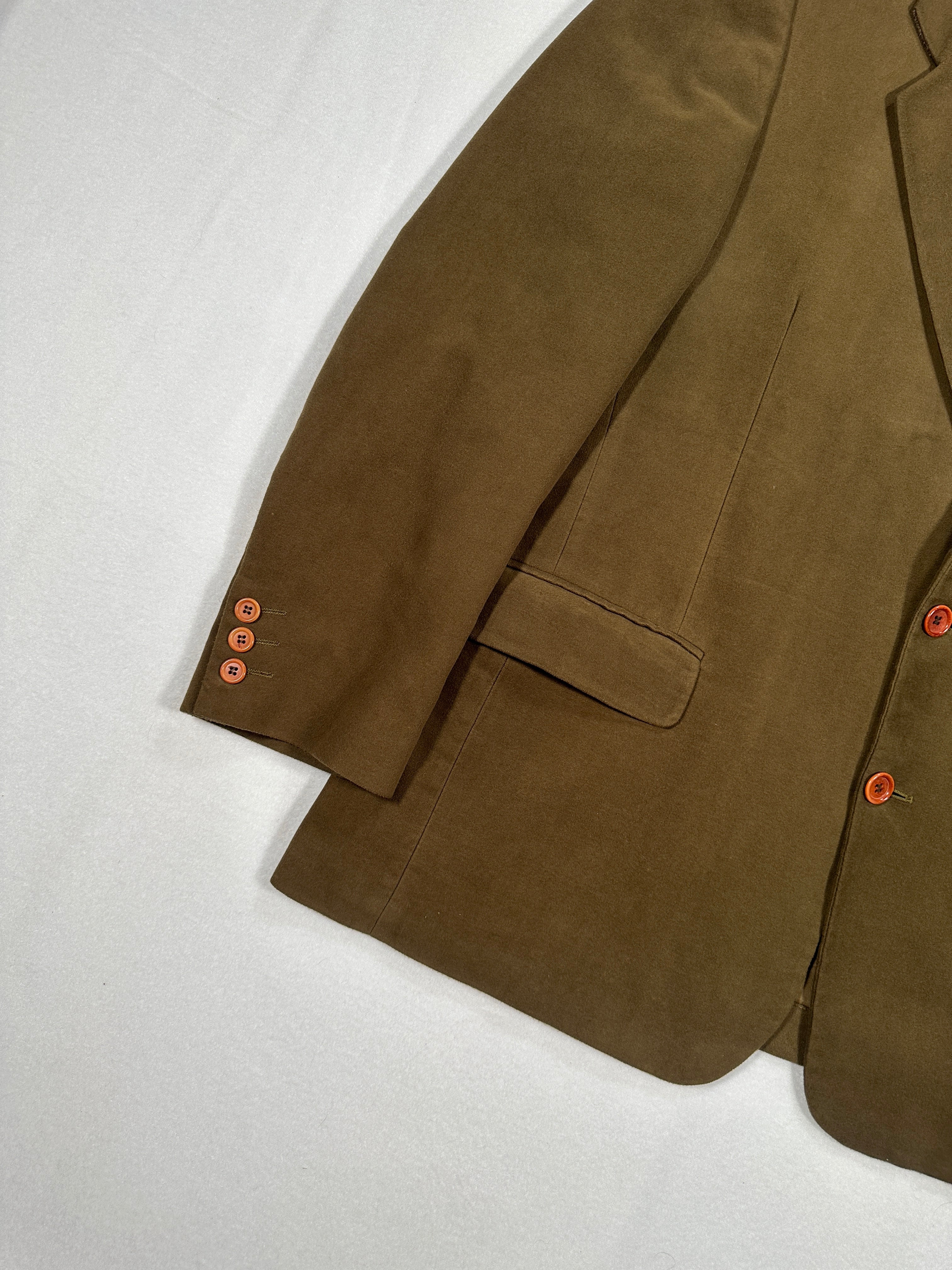 Vintage Hidalgo Brown Single-Breasted Blazer Jacket – Size IT 52 / M–L – Made in Italy