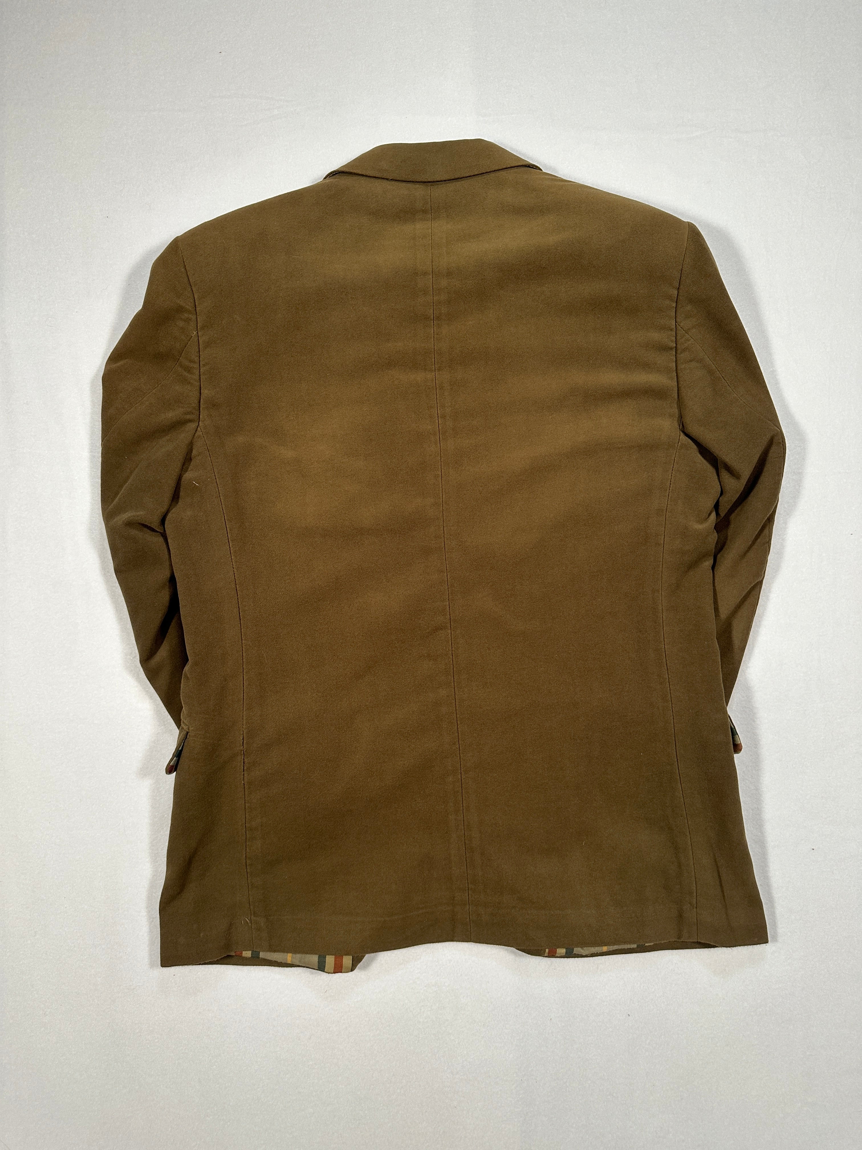 Vintage Hidalgo Brown Single-Breasted Blazer Jacket – Size IT 52 / M–L – Made in Italy