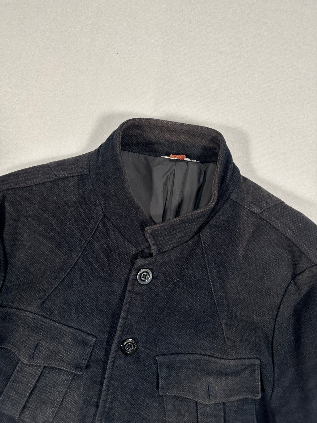 PRIMO EMPORIO Men’s Vintage Cotton Jacket – Single-Breasted Utility Style – Size IT 50