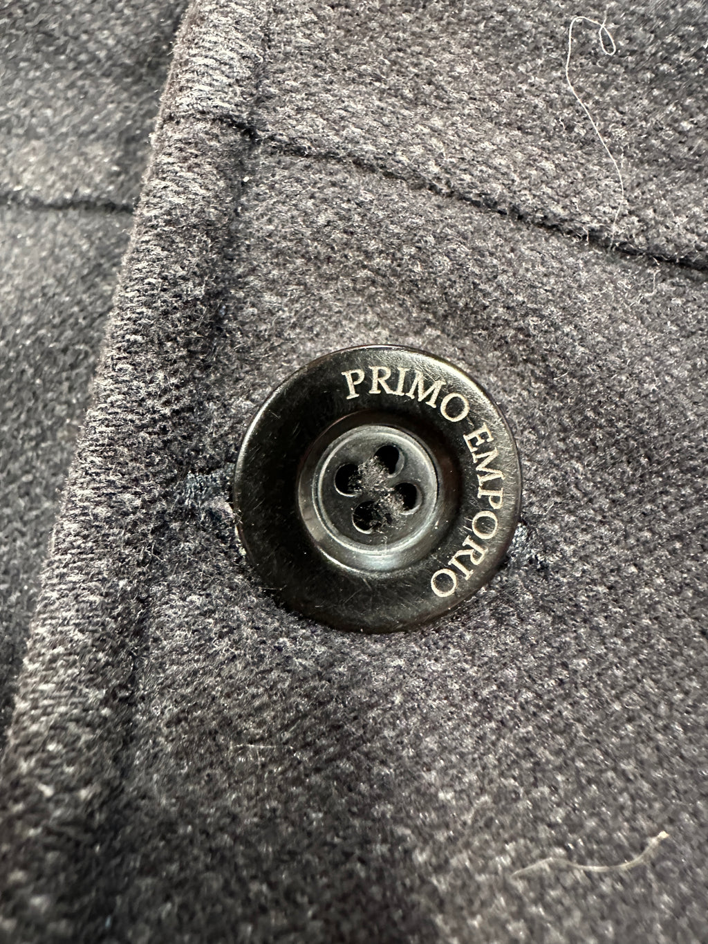 PRIMO EMPORIO Men’s Vintage Cotton Jacket – Single-Breasted Utility Style – Size IT 50