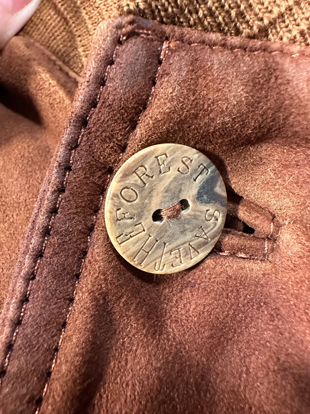 Vintage Brown Suede Bomber Jacket | Raglan Sleeve Classic Fit