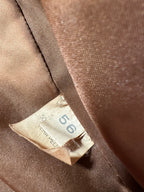 Vintage Brown Suede Bomber Jacket | Raglan Sleeve Classic Fit