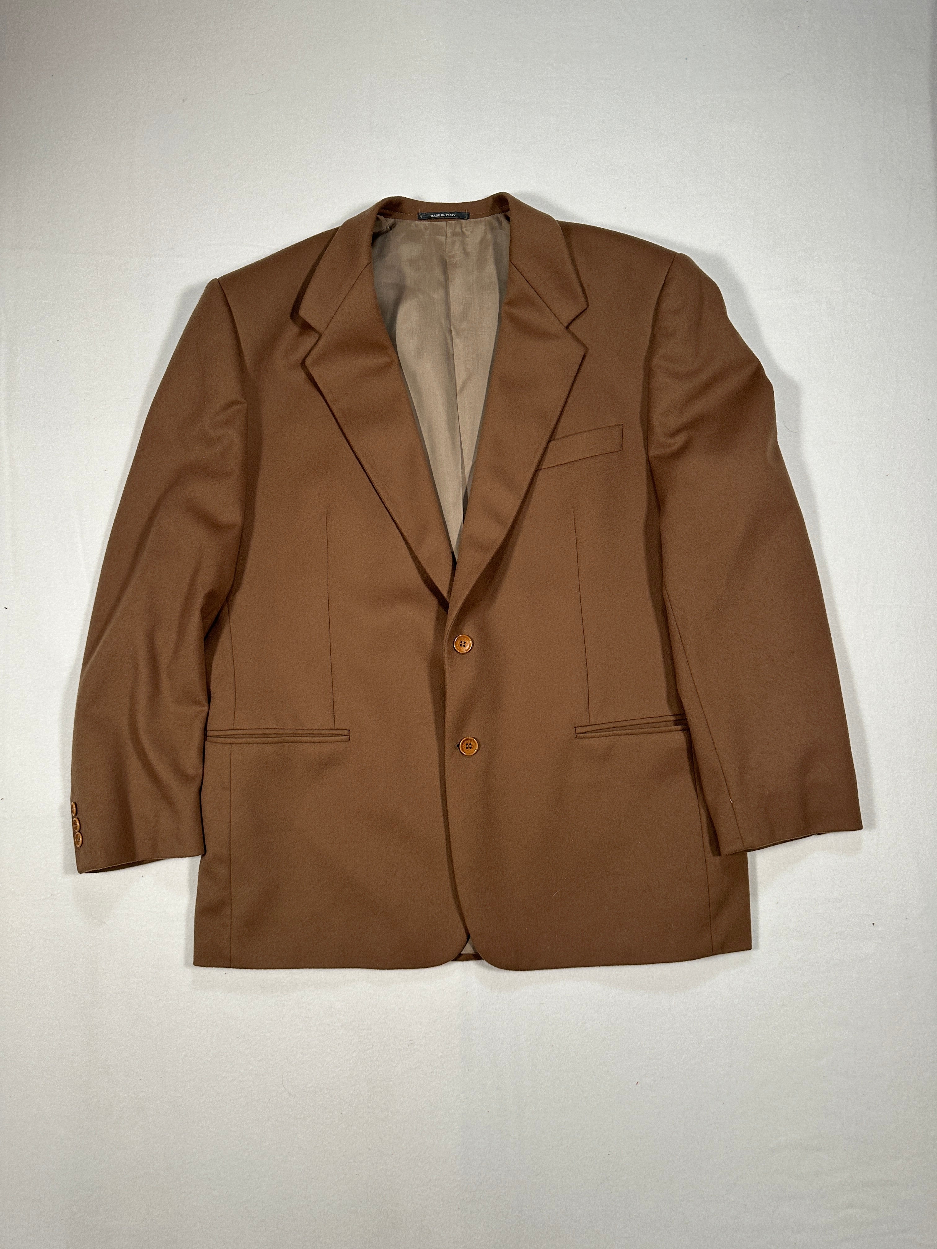 Vittorio Lorini Men’s Single-Breasted Cashmere Blend Blazer – IT 54 / L–XL – Made in Italy