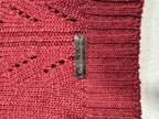 Dolce & Gabbana Women’s Vintage Knit Top with Lace Inserts – Wool Blend – Size S