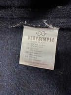 Women’s Wool Blend Duffle Coat – Navy Hooded Toggle Coat, Single-Breasted, Made in Italy Size M