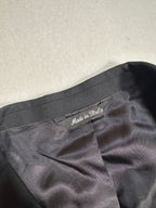 Magni Produzioni Men’s Black Wool Suit – Super 130’s Bonino Tessuti, Made in Italy EU54