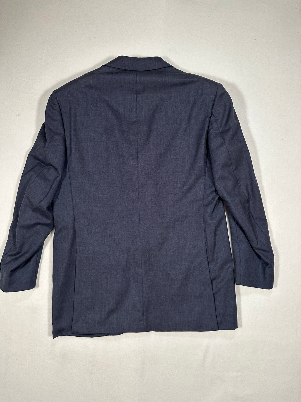 D’Avenza Roma Vintage Handmade Cashmere Suit – Navy Blue Made in Italy Jacket & Trousers + Tie | Size EU50 M/L