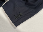 D’Avenza Roma Vintage Handmade Cashmere Suit – Navy Blue Made in Italy Jacket & Trousers + Tie | Size EU50 M/L