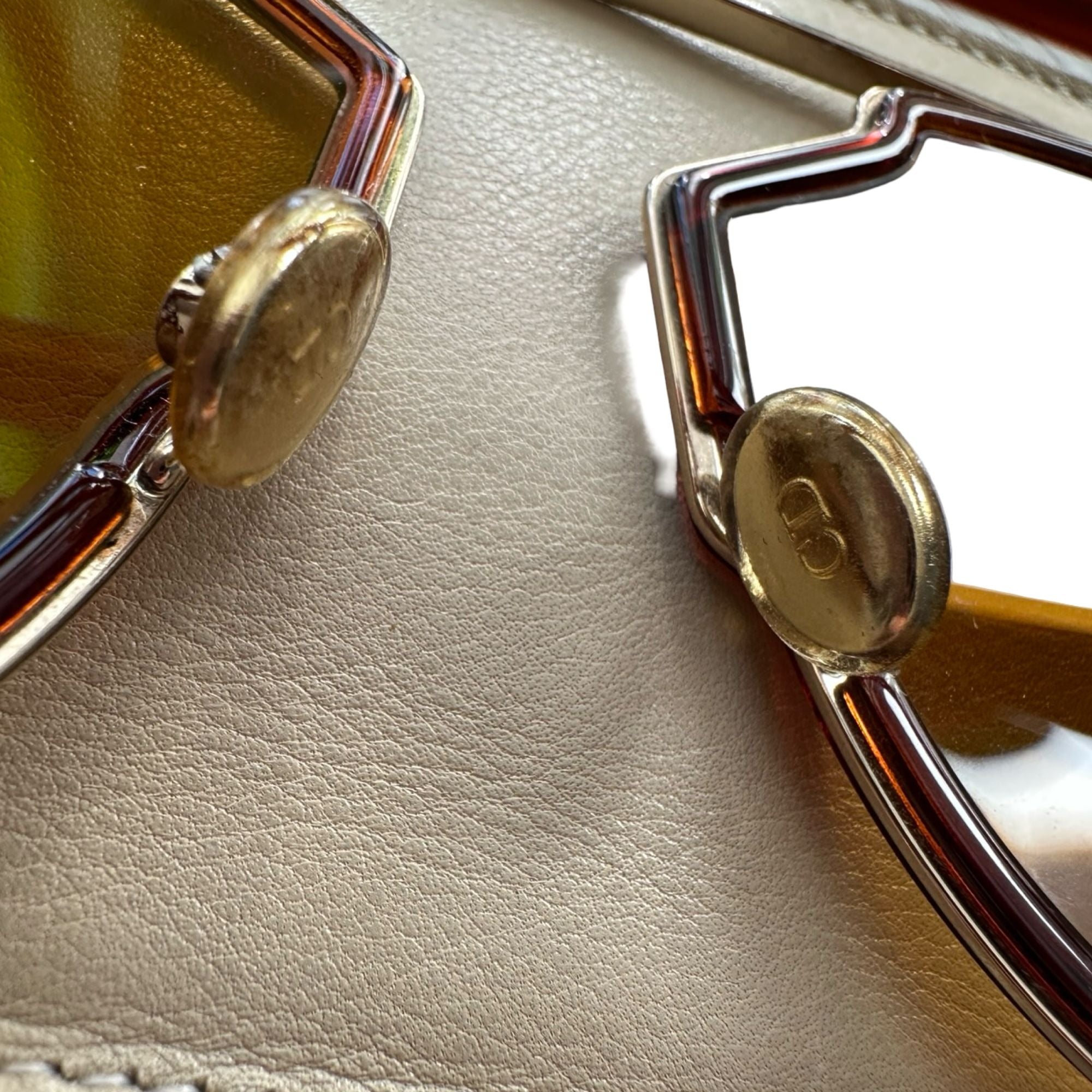 dior vintage sunglesses brown