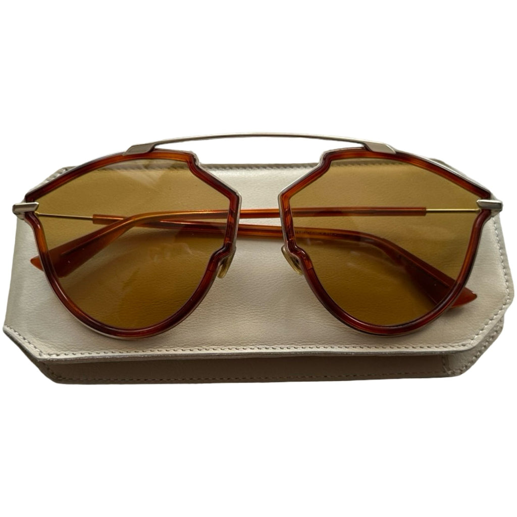 dior vintage sunglesses brown