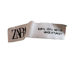 Maglione Zara panna trecce schiena aperta lace up lana M/L