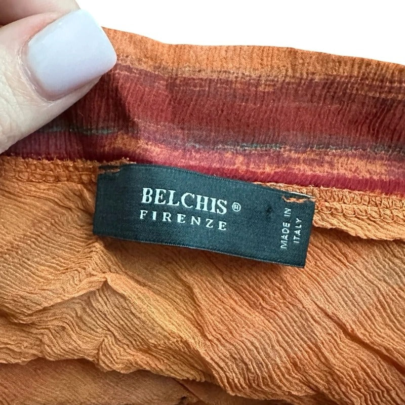Vintage Belchis Firenze 100% seta slip dress Made in Italy L