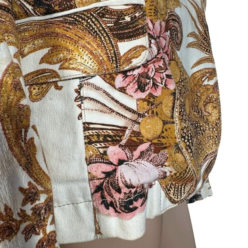 Giacca blazer  Just Cavalli Roberto Cavalli fantasia barocca floreale L