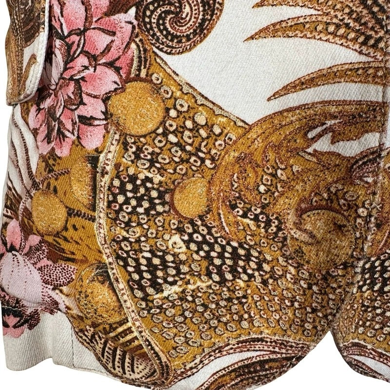 Giacca blazer  Just Cavalli Roberto Cavalli fantasia barocca floreale L