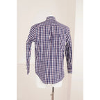 Camicia Vintage Best Company Quadri Blu Rosso Bianco Cotone Uomo S