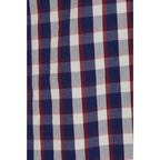 Camicia Vintage Best Company Quadri Blu Rosso Bianco Cotone Uomo S
