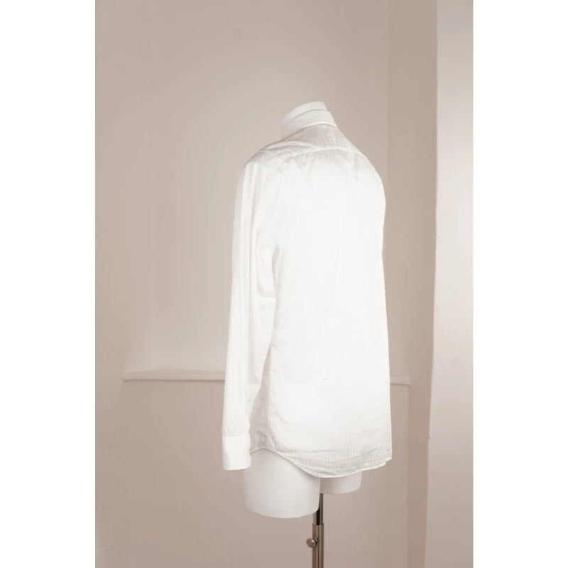 Camicia Valentino Vintage Bianca 100% Cotone Made in Italy L