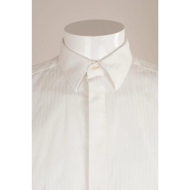 Camicia Valentino Vintage Bianca 100% Cotone Made in Italy L